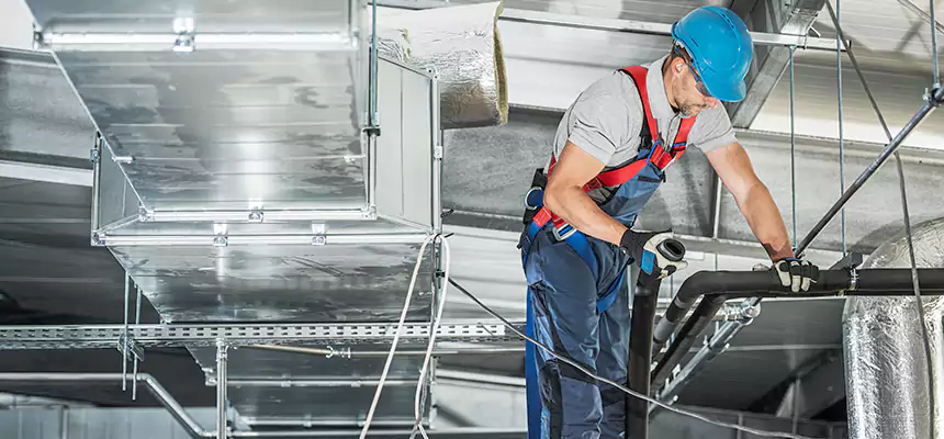 Precise Air Duct Vent Installation in Normal